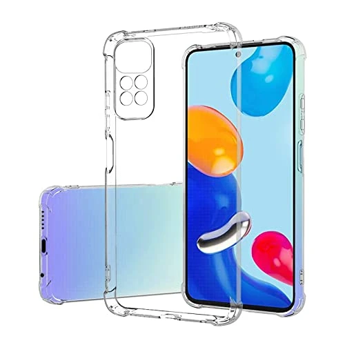 REDMI NOTE 11 transparent jelly back cover protective cover price in Pakistan