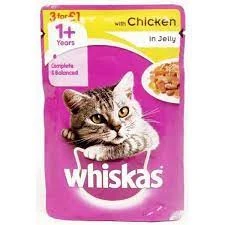 Whiskas Jelly Pouch – Chicken n Jelly – 100 G price in Pakistan