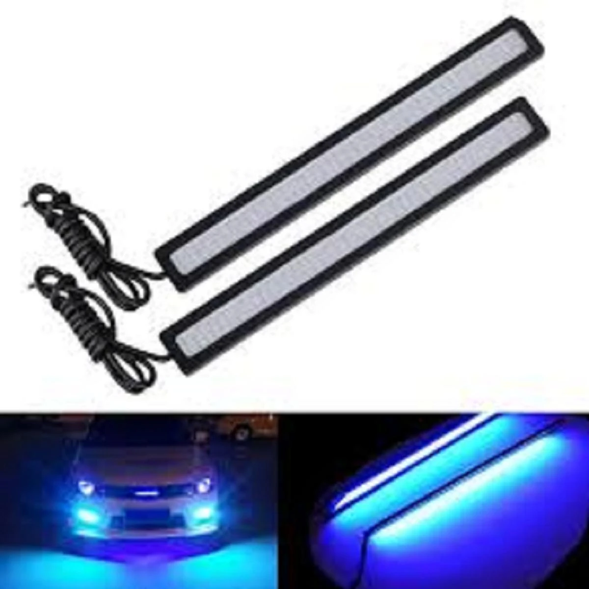 LED Day Light for Carcolour blue 2 Piece price in Pakistan