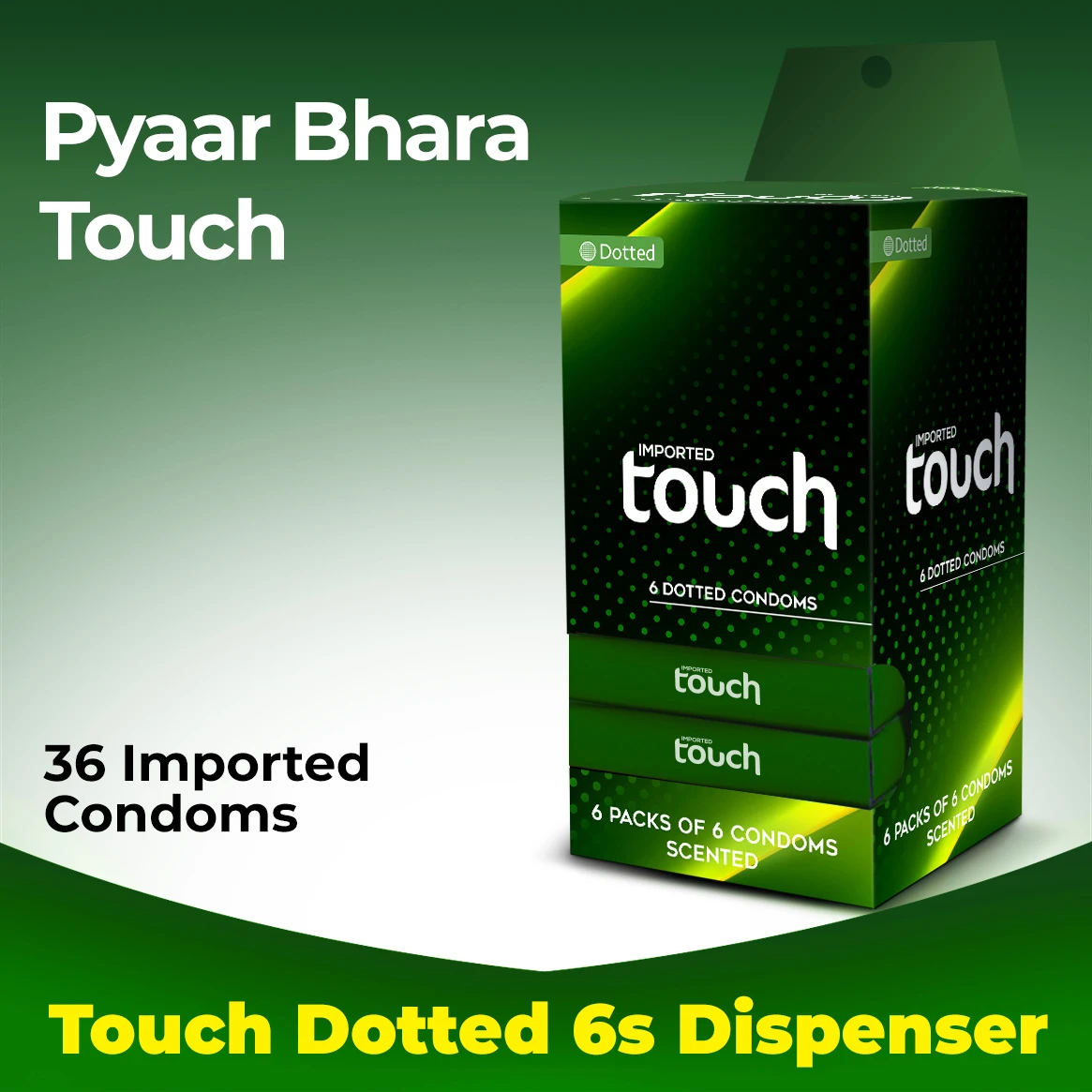 TOUCH Dotted 6s Condom Dispenser price in Pakistan
