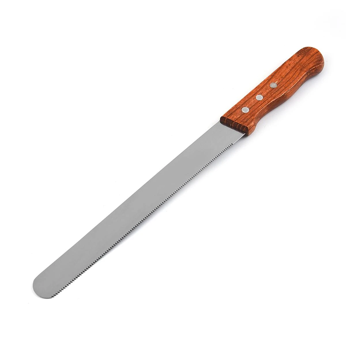 12 inch Stainless Steel Bread Knife with Plastic Handle (Fine teeth, Thick teeth, Flat teeth) price in Pakistan