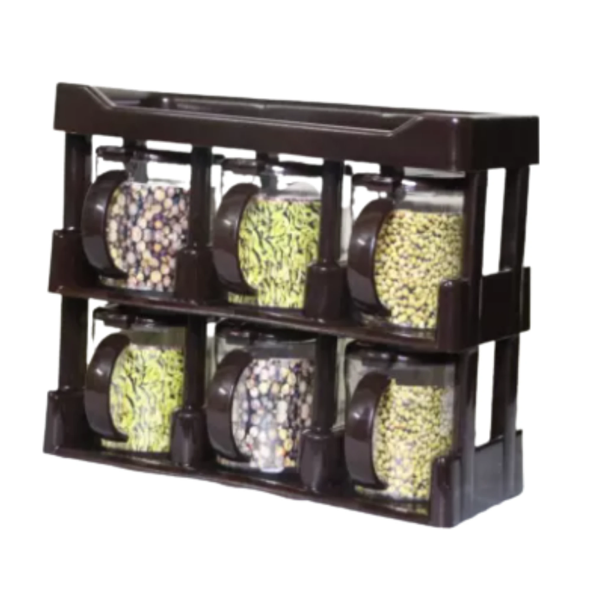 Kitchen Spice Jars Organizer Rack – Masala Box Set 8 Pieces With Spoons – Victoria price in Pakistan
