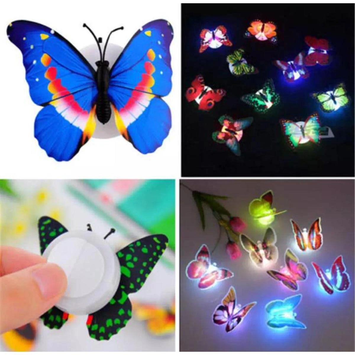 5-Pack – Glow In The Dark Led Butterfly Night Light Led Color Changing For Kids Room price in Pakistan