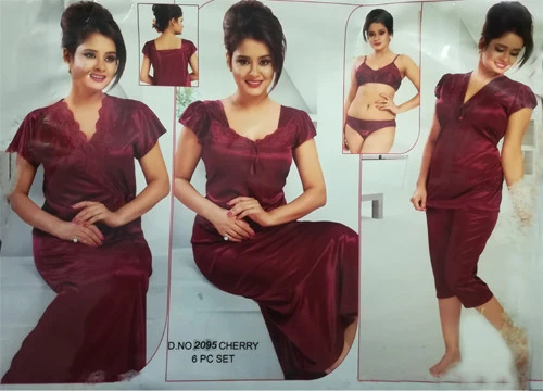 Honeymoon 6 Pieces Nighty Set – 2095 price in Pakistan