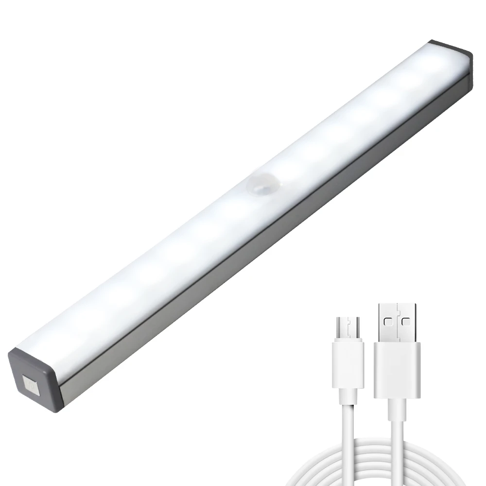 PIR Motion Sensor Light, 14 Adjust Brightness LED Magnetic Security Closet Night Lights Wireless Lights for Closets Hallway Stairway(White) price in Pakistan