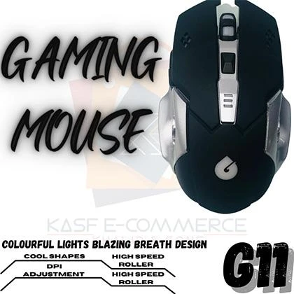 KASF Latest Wired RGB Gaming Mouse (3200 DPI) with Optical Sensors, 6 Programmable Buttons and Super Fast for Pubg, DOTA 2 on for PCMAC, Computer, Laptop price in Pakistan