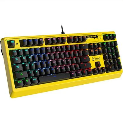 Bloody B810RC – Light Strike RGB Gaming Keyboard – Bloody Punk Collection – Zero-Lag Response – 0.2 ms Response – Yellow price in Pakistan