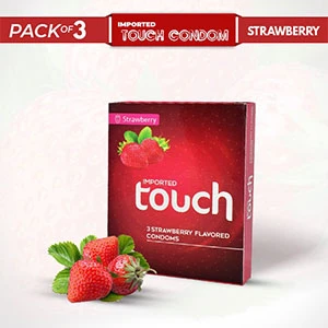 Touch Strawberry Flavored Condoms 3 Pieces price in Pakistan