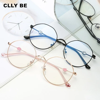 Korean Style Round Golden frame Transparent SunGlasses For Men And Women price in Pakistan