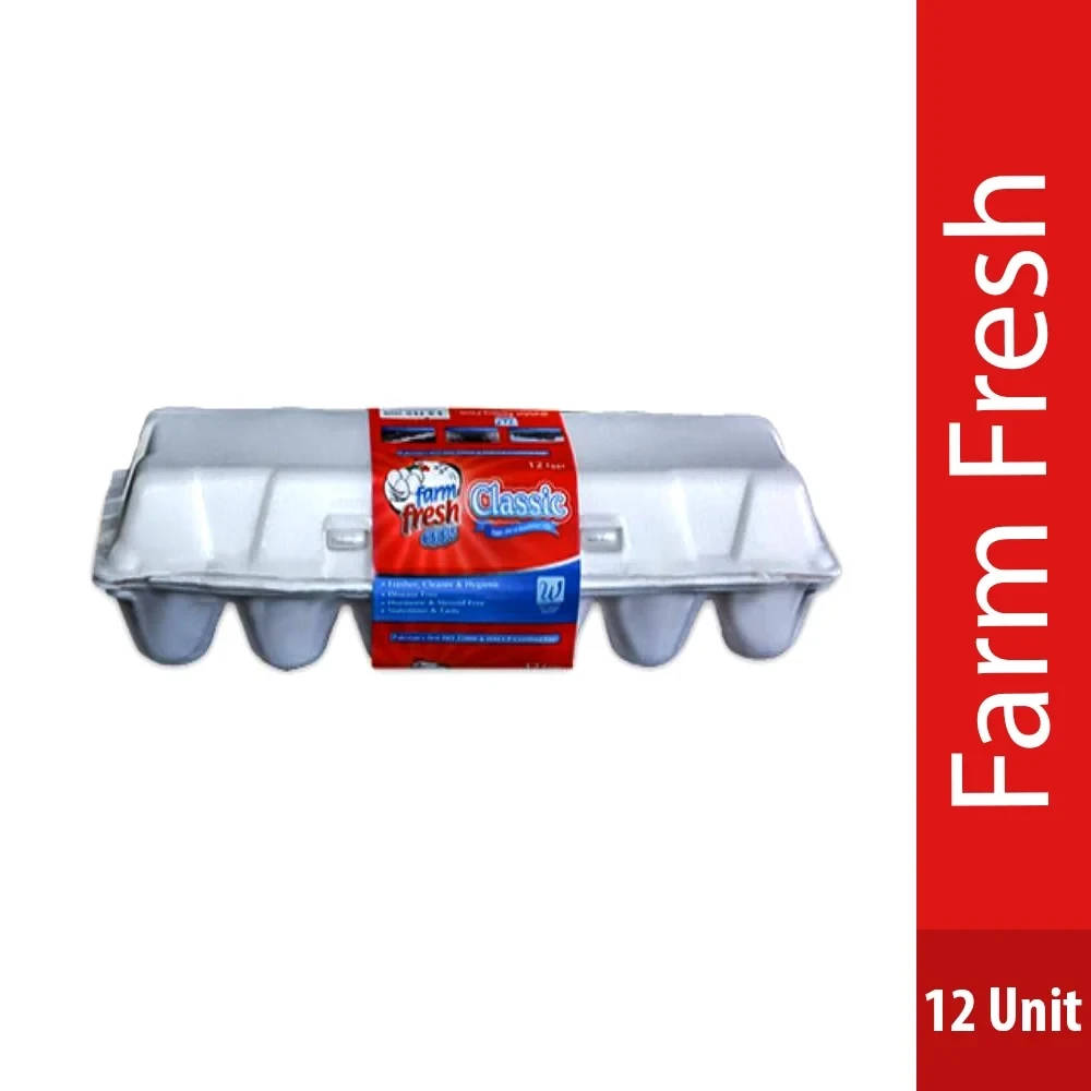 Farm Fresh Classic Eggs-12 Pack price in Pakistan
