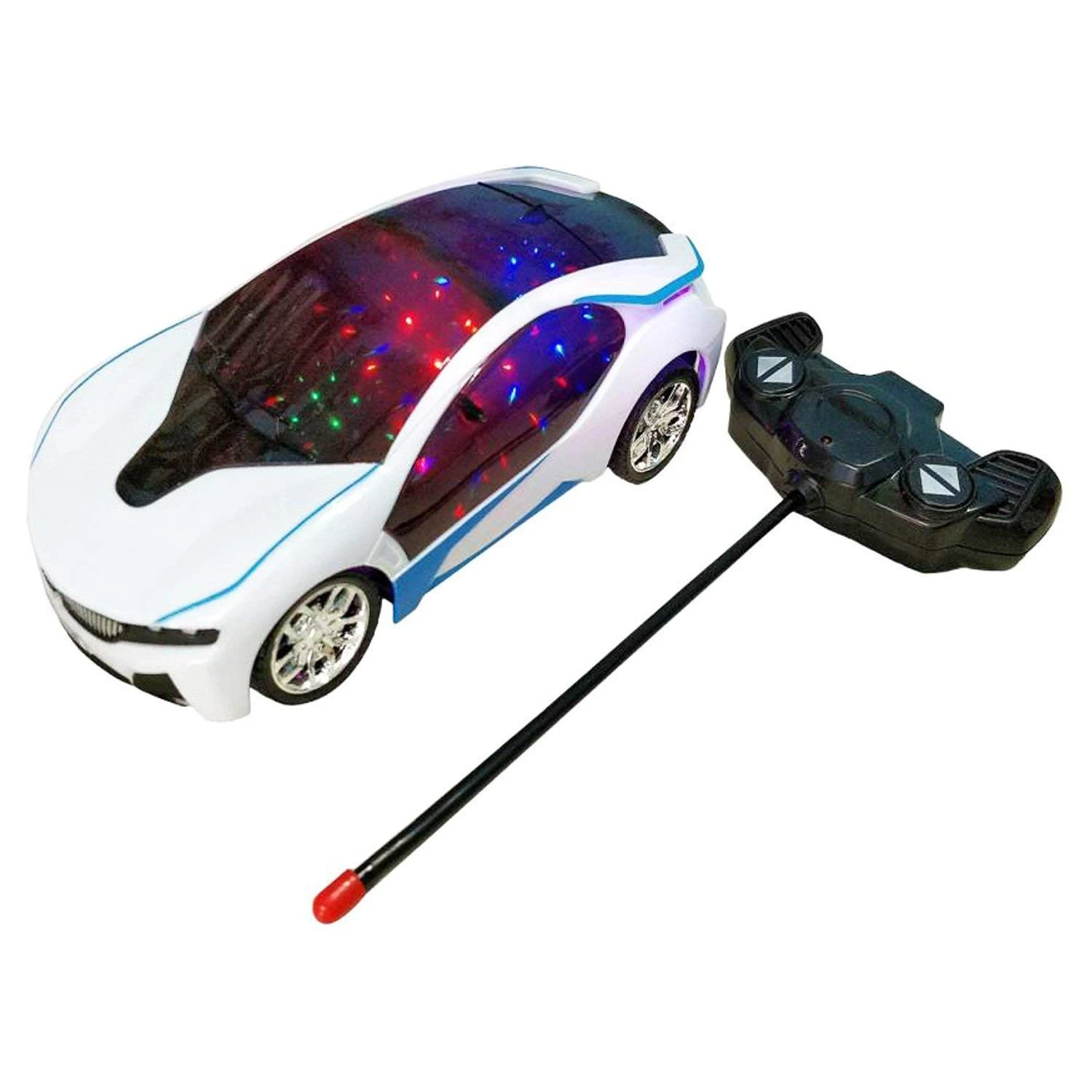 Remote control car with head lights kids toys baby gift price in Pakistan