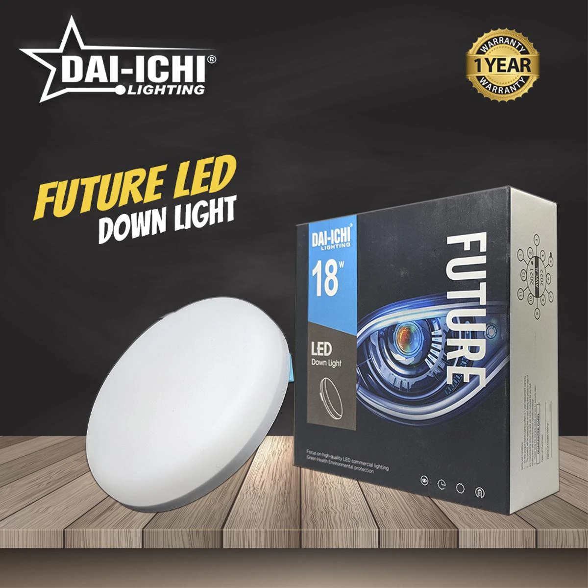 18W FUTURE ICE DOWNLIGHT DAIICHI WHITE price in Pakistan