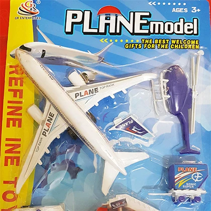 Plane Model AeroplaneCar Vehicle Play Set – PPS price in Pakistan