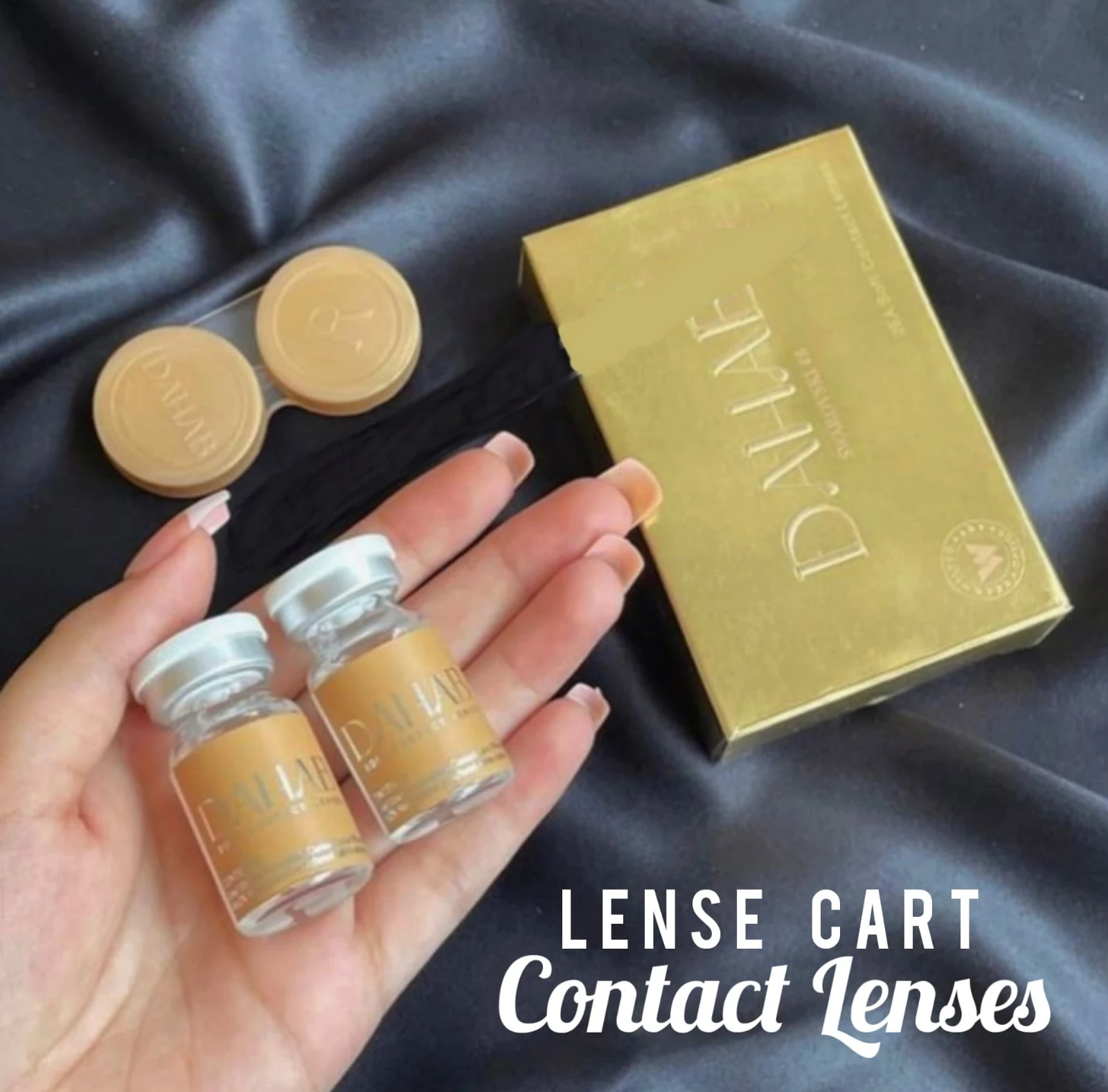 Dahab – Original Soft Eye Contact Lenses With Complete Kit – Contact Lenses For Girls Unique Colors Collection of Contact Lenses price in Pakistan