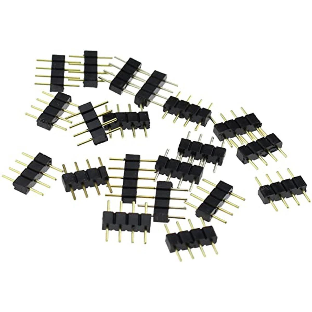 5 PCS 4 Pin Male Connector Connecter for 3528 5050 SMD RGB Led Strip Lighting price in Pakistan