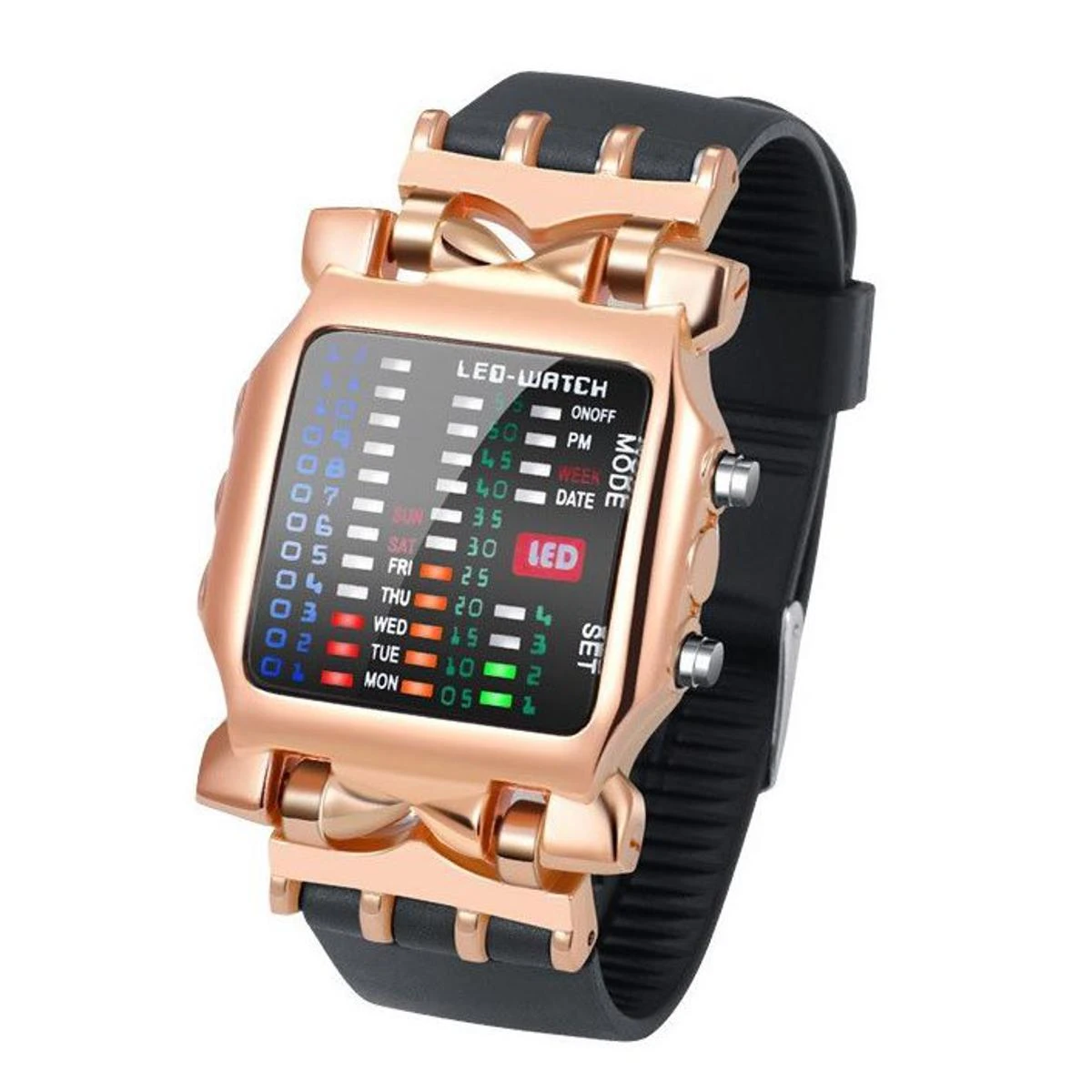 New Led Digital Straps Wrist Watch For Men & Boys With Out box price in Pakistan