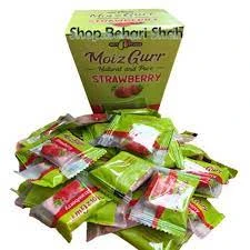 Moiz Gurr Natural and Pure Strawberry 1Bix in 30pcs price in Pakistan