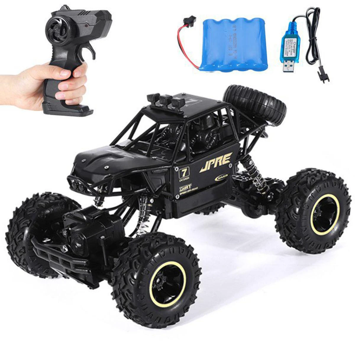 4WD Alloy Speed RC Truck RC Electric Rock Crawler Vehicle Car 2.4G Remote Control Off Road Truck price in Pakistan