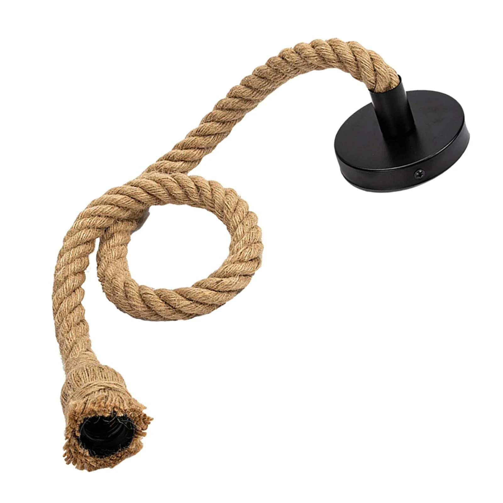 Retro Rope Hanging Pendant Light, E27 Single Head Ropes For Living Room Hall, Bed Room, Dinning Room price in Pakistan
