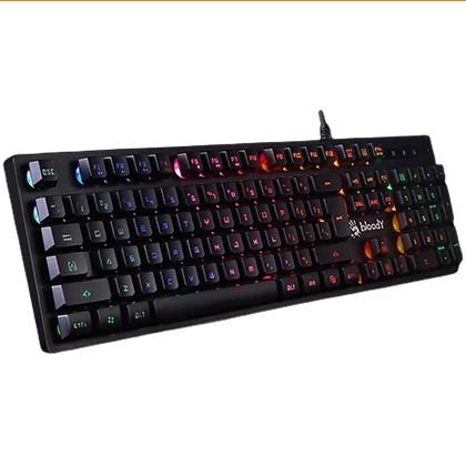 Bloody B160N – Neon Backlit Gaming Keyboard – Metallic Aluminum Body – 1000Hz Report Rate – 1ms Key price in Pakistan