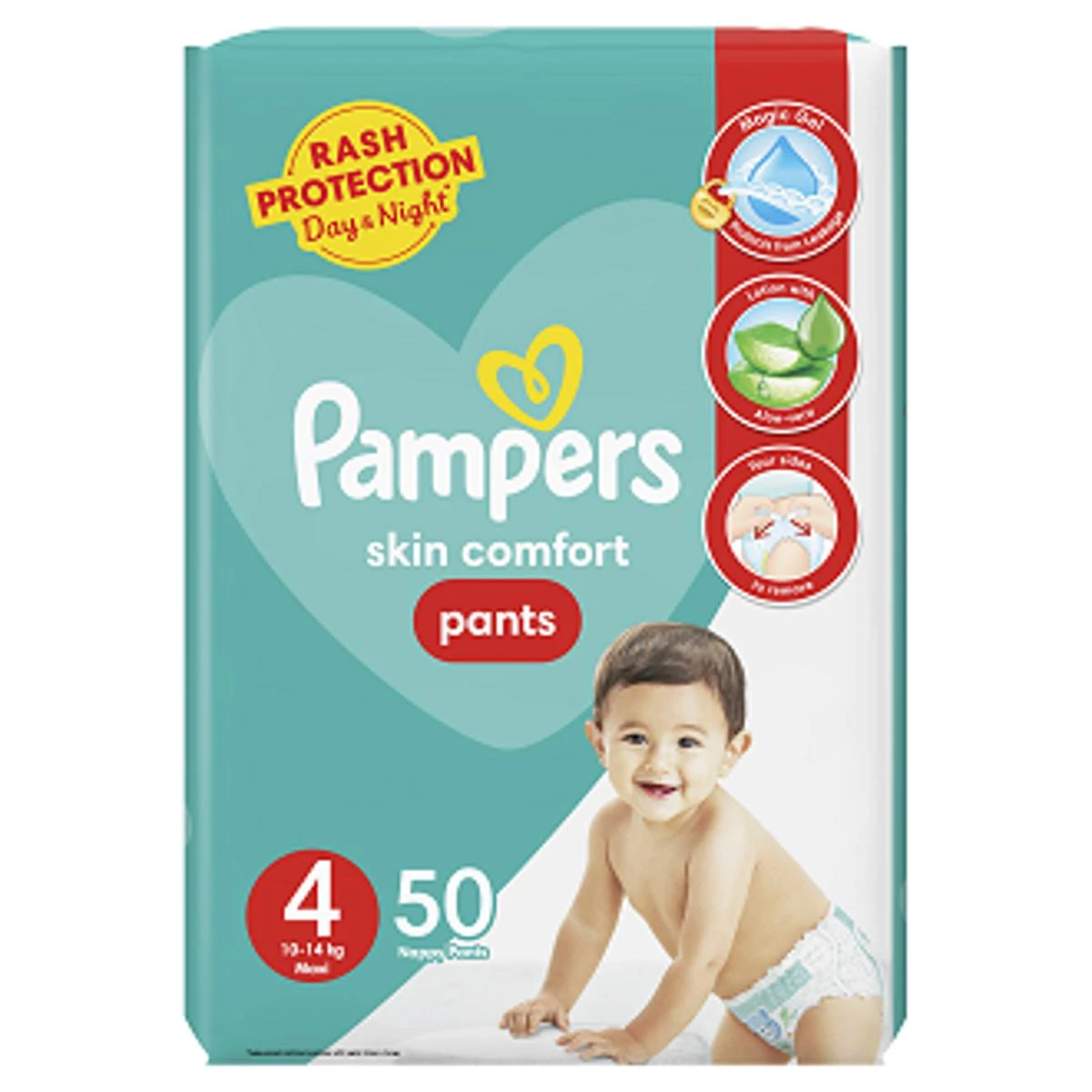 Pampers Pants Baby Diapers (Size 4 Large, 50 Pcs) price in Pakistan