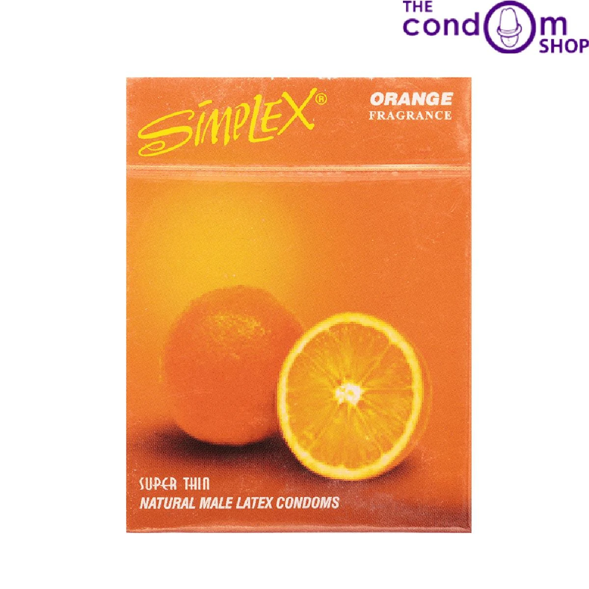 Simplex Flavored Condom ORANGE – 3 Pieces (Super Thin Condoms) price in Pakistan