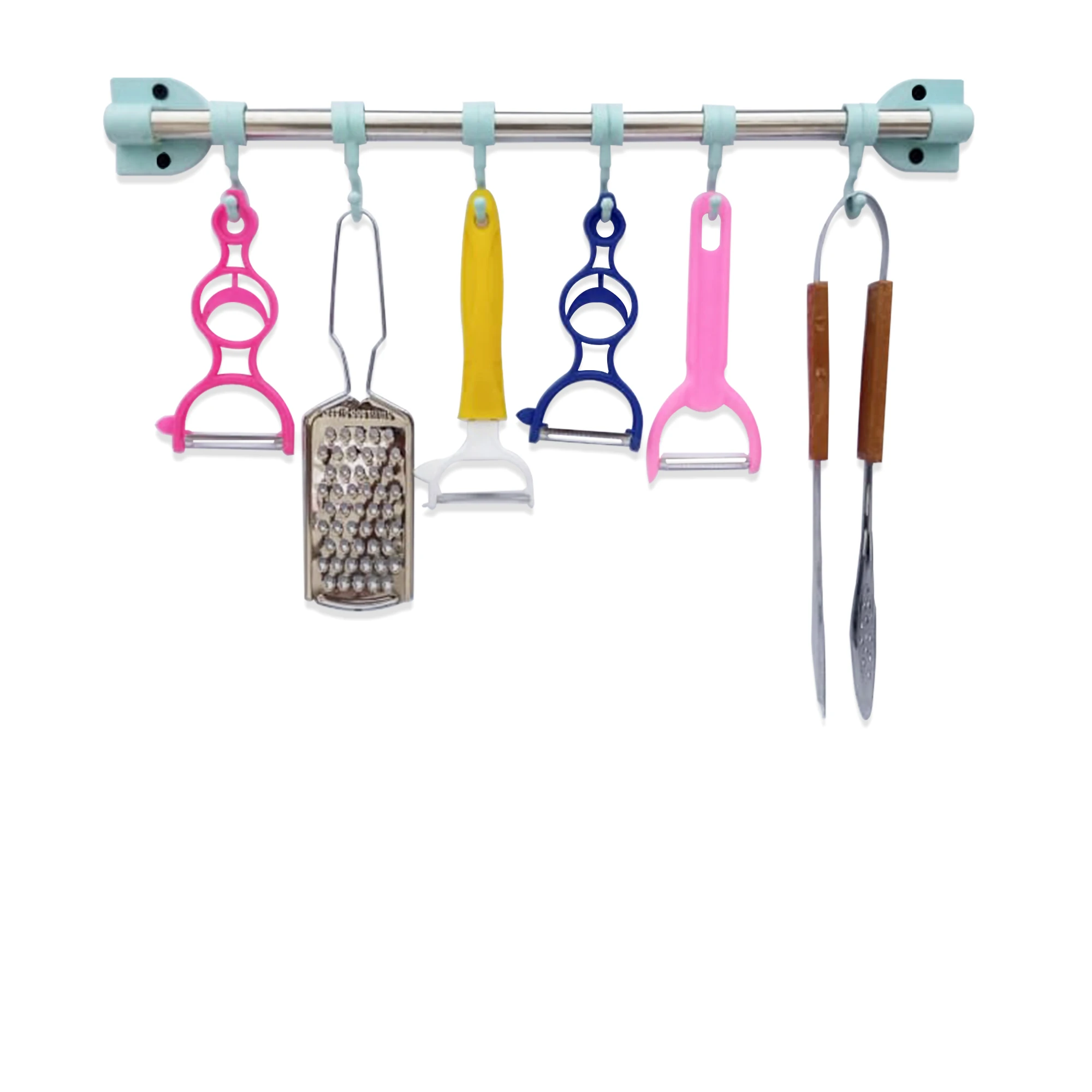 8 Hooks Kitchen Accessories Organizer Rack & Cloth Hanging Stand price in Pakistan