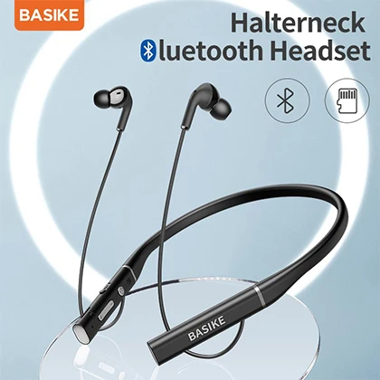 BASIKE TW50 Original In-Ear Headphones Wireless Earbuds Bluetooth Earphones Neckband price in Pakistan