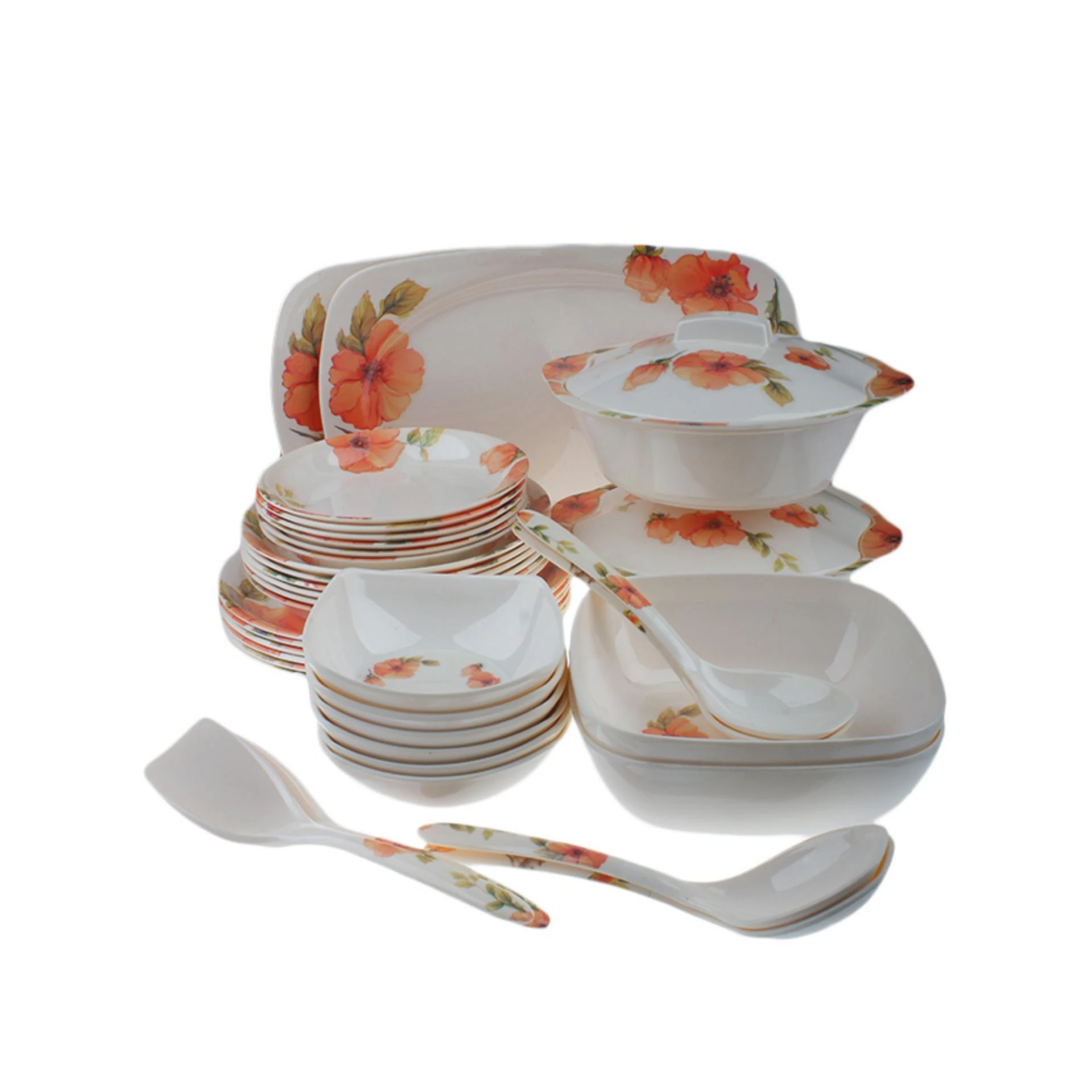 Florence Melamine Dinner Set – 6 Persons Serving price in Pakistan