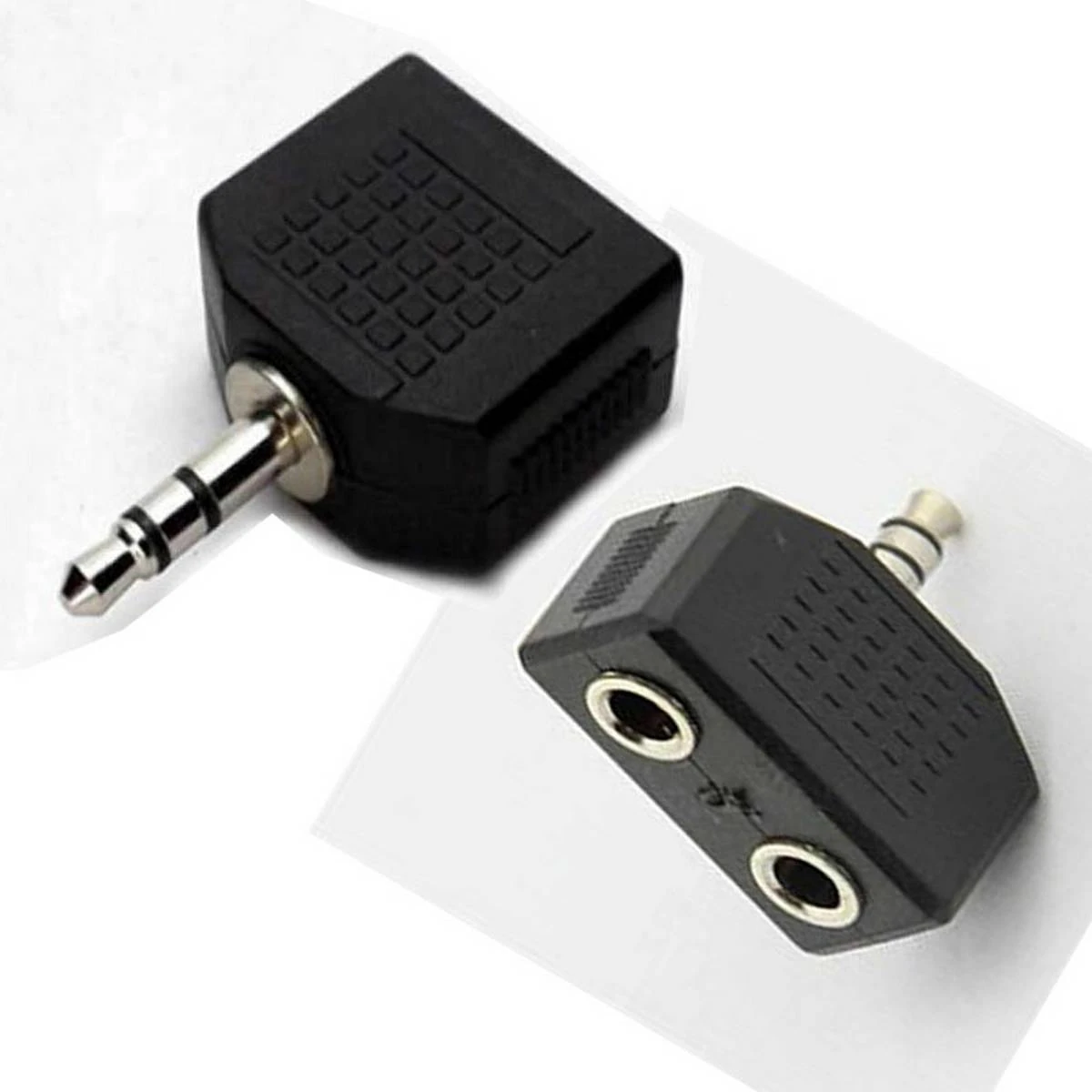 Couple Earphone Adapter Aux 3.5mm Stereo Audio Jack 2 Way Y Splitter Plug Two Headphones Cable Headphone Adaptor Audio Extension price in Pakistan