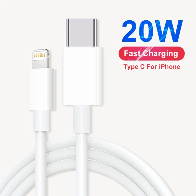 20W USB C Cable For iPhone 14 13 Pro Max Fast Charging PD Cable Type C to lightning Cable iPhone 11 12 mini Pro Max X XS XR Cord price in Pakistan