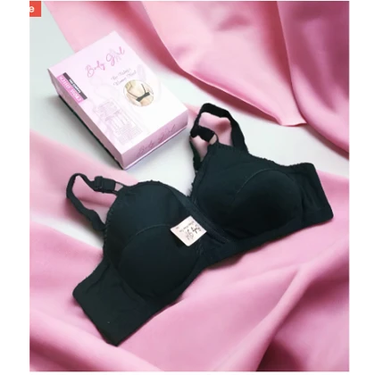 Cross Stitch Lightly Padded Foam Bra for Women Girls Soft comfortable wire free daily use bra Black – 3270 price in Pakistan