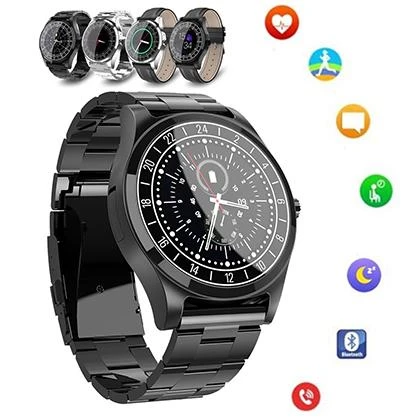 Product details of Dt19 Watch Second Generation Heart Rate Detection Heart Rate Sleep Monitoring Sports Bracelet Step 1. Function: heart rate monitor, pedometer, motion monitoring, alarm clock, sleep monitoring, call reminder, information prompt, real-time weather forecast, sedentary reminder 2. LED display design: Allows you to quickly and complicated adjust the pattern with your fingertips. The bracelet will vibrate to alert you to the call, message. The message prompts, the message shows, never miss the date. 3. Waterproof : waterproof, waterproof and waterproof. Low power consumption and long standby time Model No. : DT19 watch Compatible platforms: Blackberry, MIUI, Symbian, WindowsMobile, for iOS, ANDROID, Alibaba Cloud OS, Baidu Cloud OS Features: 1. Function: heart rate monitor, pedometer, motion monitoring, alarm clock, sleep monitoring, call reminder, information prompt, real-time weather forecast, sedentary reminder 2. LED display design: Allows you to quickly and complicated adjust the pattern with your fingertips. The bracelet will vibrate to alert you to the call, message. The message prompts, the message shows, never miss the date. 3. Waterproof : waterproof, waterproof and waterproof. Low power consumption and long standby time   Description:  1. Eco-friendly strap, comfortable and healthy strap.  2. The intelligent LED display design makes it easy to adjust the pattern quickly and easily.  3. The bracelet will vibrate to remind you of the call, message.    Specifications:  Model No. : DT19 watch  Compatible platforms: Blackberry, MIUI, Symbian, WindowsMobile, for iOS, ANDROID, Alibaba Cloud OS, Baidu Cloud OS  Applicable people: business, adult, old man, fashion, public, children  Screen size: 1.54 inches  Material: IPS  Battery capacity: 260 mAh  Body memory: 64K  Wearing method: wrist strap  Mode of operation: touch + button  Interface : USB 2.0  Wireless distance: 5m (inclusive) -10m (inclusive)  Communication function: not supported  Wristband material: leather + silicone  Color: black steel, silver steel, black leather, silver leather (optional)  Size:85*85*36mm   Package Included: 1 * bracelet 1 * Instruction manual 1 * charging cable   Notes:  1. Due to the difference between different monitors, the picture may not reflect the actual color of the item. We guarantee the style is the same as shown in the pictures.  2. Please allow slight dimension difference due to different manual measurement.    Specifications of Dt19 Watch Second Generation Heart Rate Detection Heart Rate Sleep Monitoring Sports Bracelet Step BrandNo BrandSKU262219352_PK-1480024612Display TypeNot SpecifiedMovementSmartGenerationNot Specified What’s in the box	1 * Smart bracelet1 * Instruction manual1 * charging cable price in Pakistan