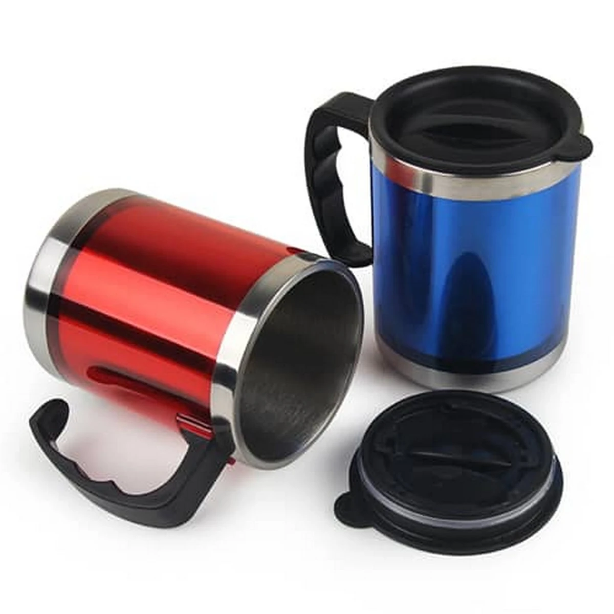 High Quality Stainless Steel Insulated Travel Mug Double Wall Plastic Coffee Mug with Lid price in Pakistan