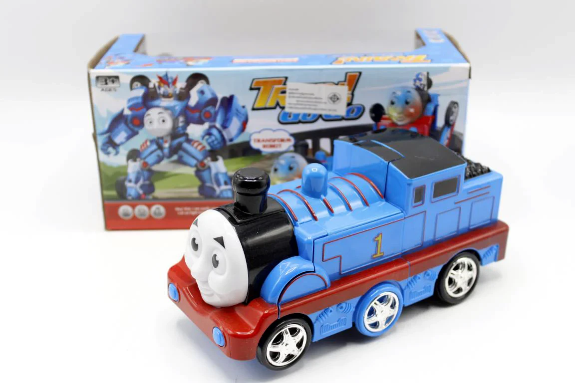2 In 1 Deformation Thomas Train GoGo Transform CarRobot with Light & Sound (8992A price in Pakistan