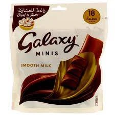 Galaxy Minis Smooth Milk 18 Pieces Pouch (225 gram) price in Pakistan