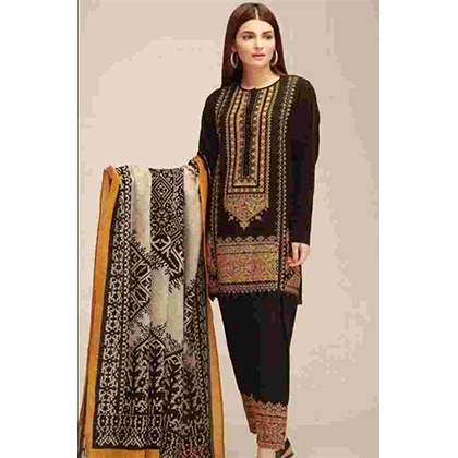 3pc Embroidered Lawn Shirt With Chiffon Dupatta – BFBAO657 (B) price in Pakistan