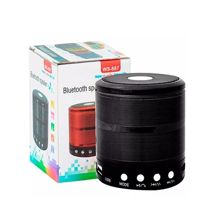 Mini Speaker with Bluetooth USB AUX Wireless FM Memory Card Multicolor with MultiDesign price in Pakistan