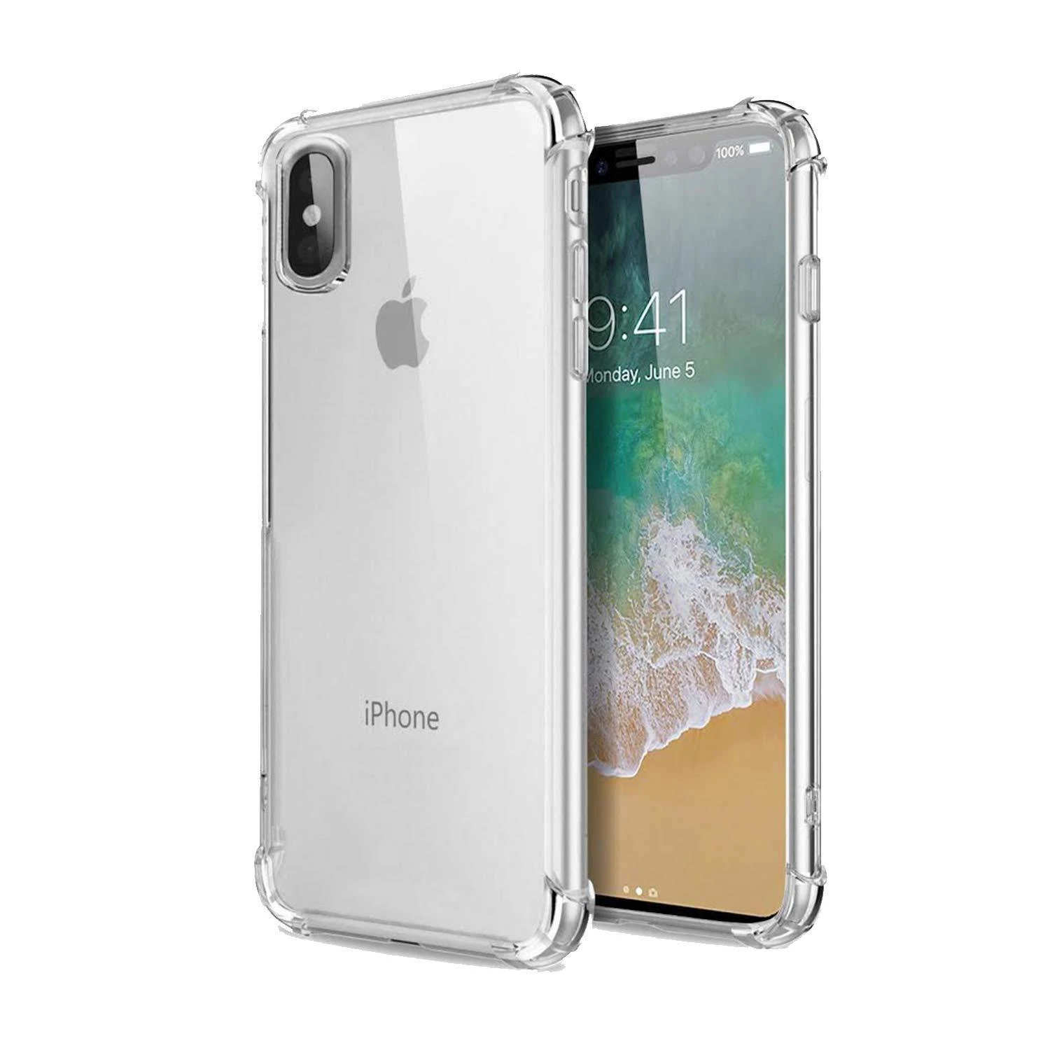 iphone x case Airbag Transparent shockproof Case Anti shock clear silicone case iphone x cover price in Pakistan
