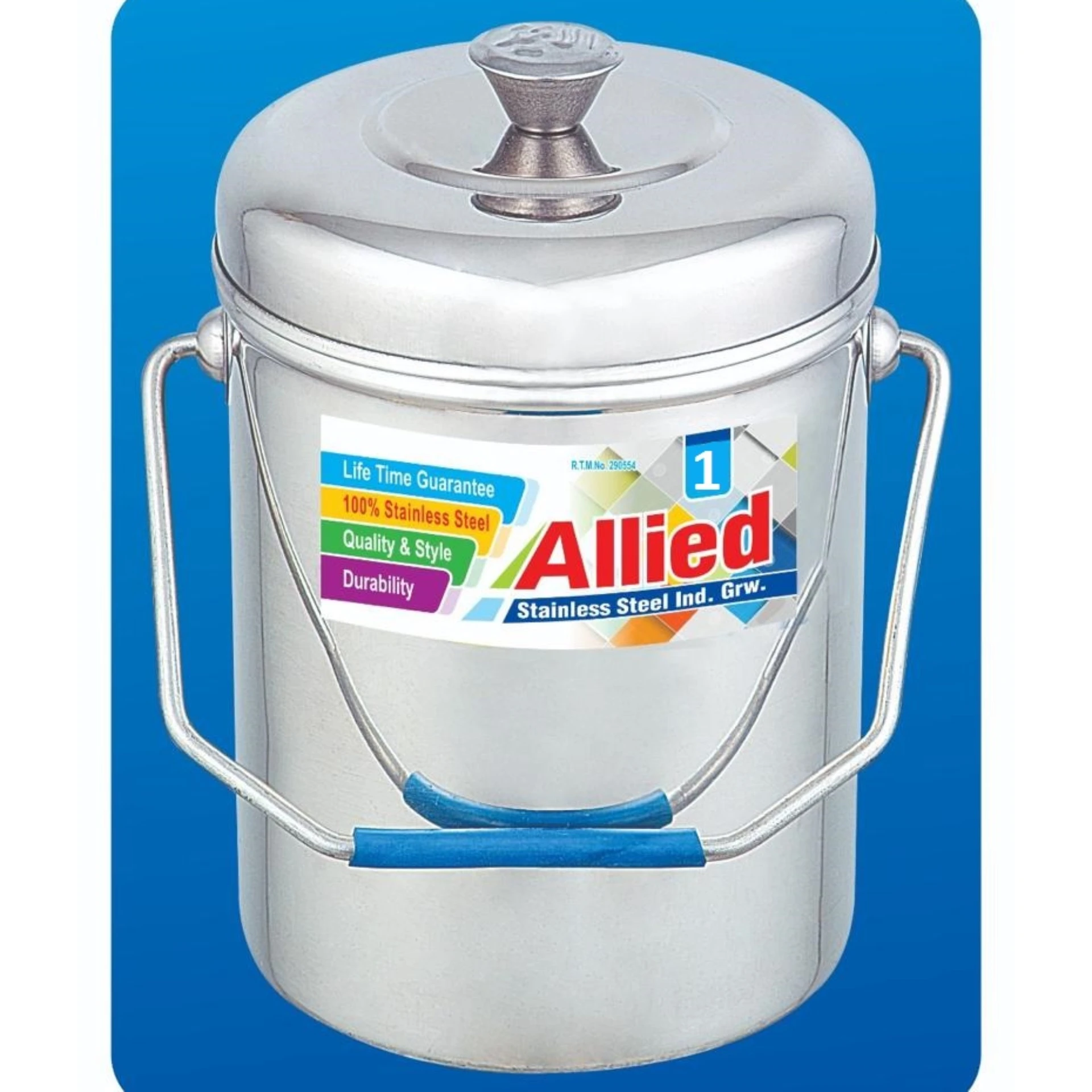 Allied Stainless Steel Heavy Milk Can Size#2 High Quality price in Pakistan