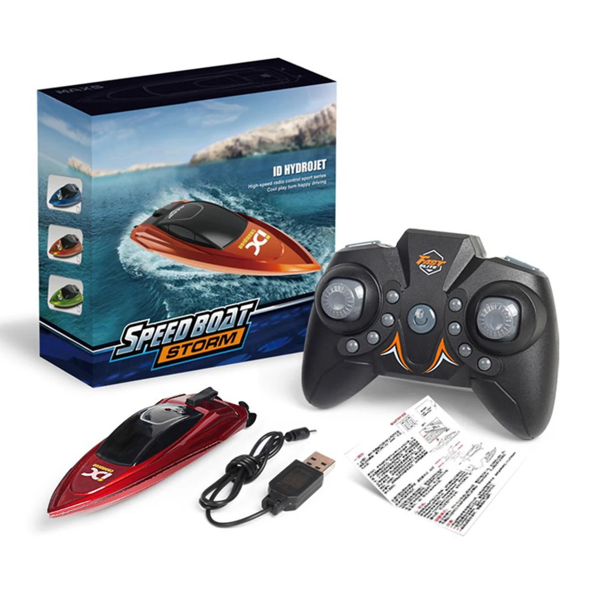 2.4G Mini Remote Control Boat Remote Control High Speed Speed Boat Kids Toy price in Pakistan