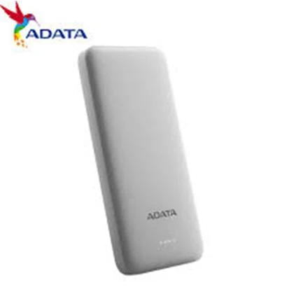 ADATA 10000mAh Portable Power Bank with 2 Outputs Compact Size 2.0A White (T1000) price in Pakistan