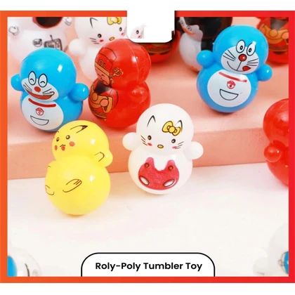 3Pcs Roly-Poly Toy Tumbler Shaking Fidget Doll (Random Color) price in Pakistan