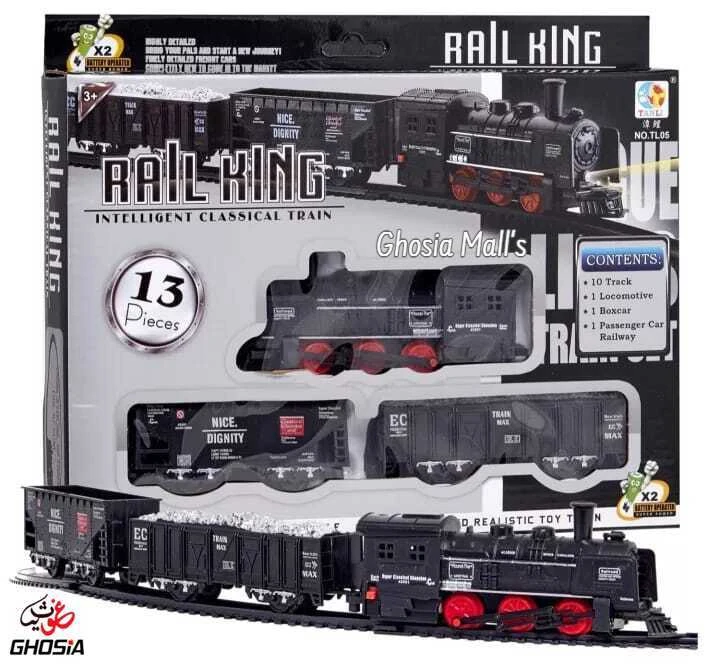 Ghosia Store Simulation Rail King Electric Train Toys for Kids – 1377 price in Pakistan