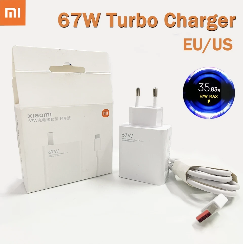 Charger 67W Original Fast Charger Turbo Cable Type-C price in Pakistan