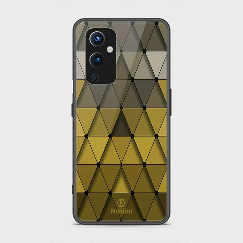 OnePlus 9 Cover – ONation Pyramid Series – HQ Ultra Shine Premium Infinity Glass Soft Silicon Borders Case price in Pakistan