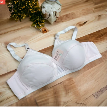 Cross Stitch Lightly Padded Foam Bra for Women Girls Soft comfortable wire free daily use bra Pink – 3270 price in Pakistan