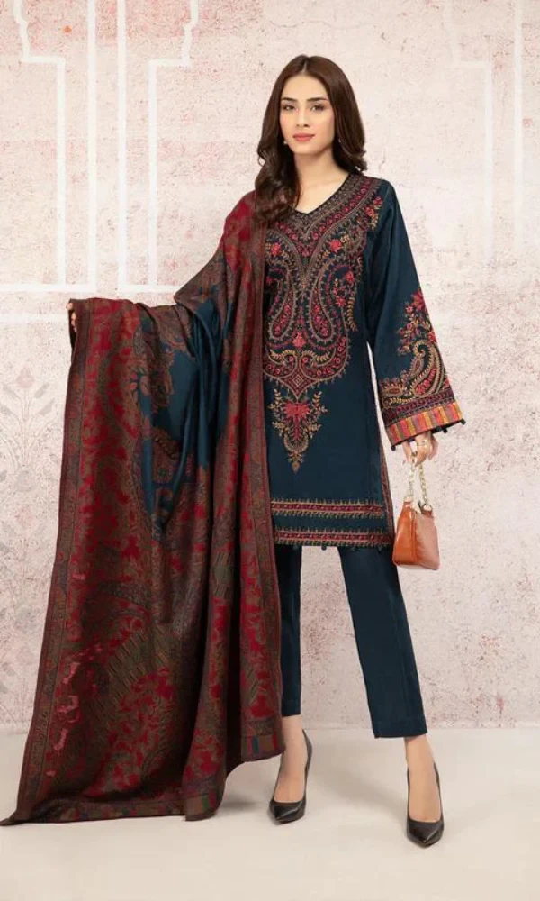 Sapphire – 3PC Embroidered Lawn Suit price in Pakistan