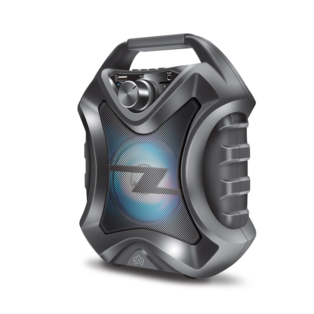 Audionic SUGAR 7 Portable Rechargeable speakers  Volume knob  Fusion Lights  1 Year Brand Warranty price in Pakistan
