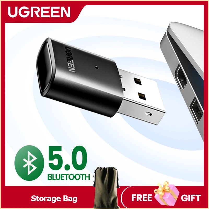 UGREEN USB Bluetooth 5.3 5.0 Adapter Receiver Trans’mitter EDR Dongle for PC Wireless Transfer for Bluetooth Headphone Speakers Mouse price in Pakistan